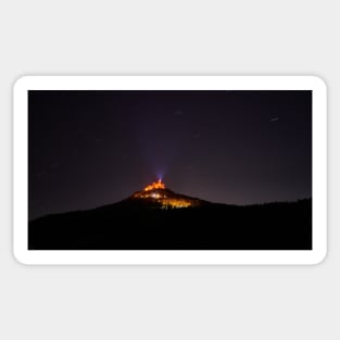 Hohenzollern Castle at night Sticker